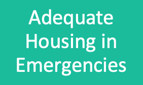 Adequate Housing in Emergencies