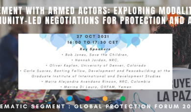 Banner Engagement with Armed Actors