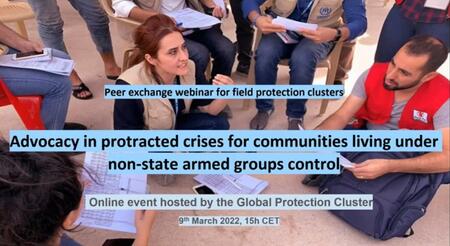 GPC Peer Exchange Webinar: Advocacy in Protracted Crises for Communities Living Under Non-State Armed Groups Control