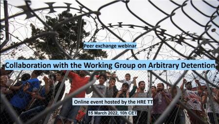Collaboration with the Working Group on Arbitrary Detention
