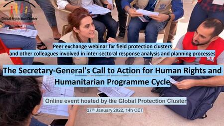 Peer exchange webinar Implementing SG's Call to Action on HR in inter-sectoral response and analysis