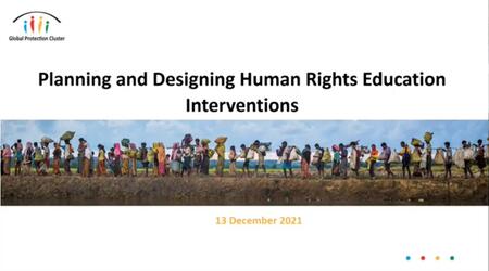 Planning and designing Human Rights Education Interventions