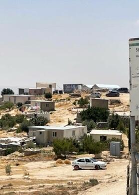 Khallet Ad Dab’a community before demolition on 11 June 2025 © UNOCHA 