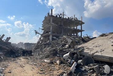 Destroyed residential area of Beit Lahiya, North Gaza © OHCHR OPT Protection Cluster